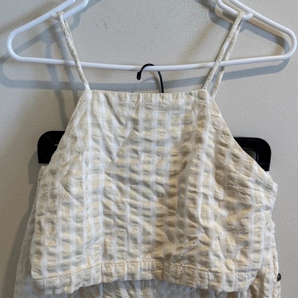 NWT Free People Tulip Set‎ Crop Top & Trousers Summer Outfit Ivory, Small